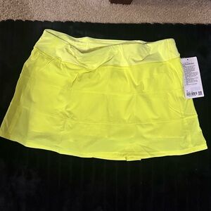 Lululemon Athletica Lemon Yellow skirt
